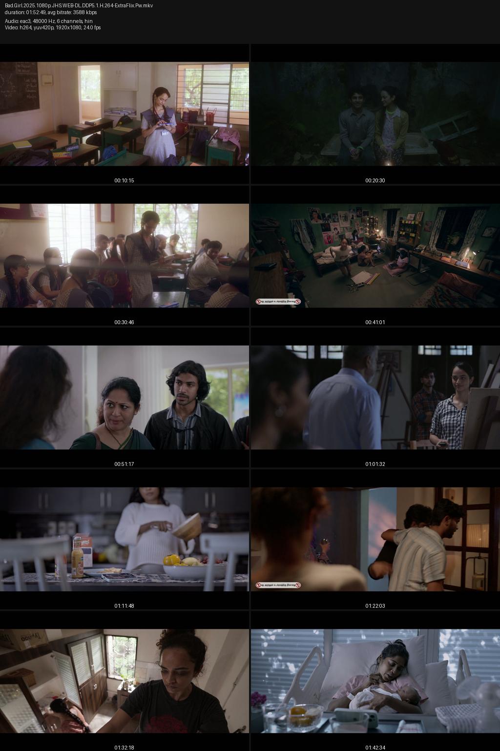 Bad Girl (2025) [Hindi-Tamil] 4K 2160p 1080p 720p 480p JioHotstar WEB-DL ESub Screenshots