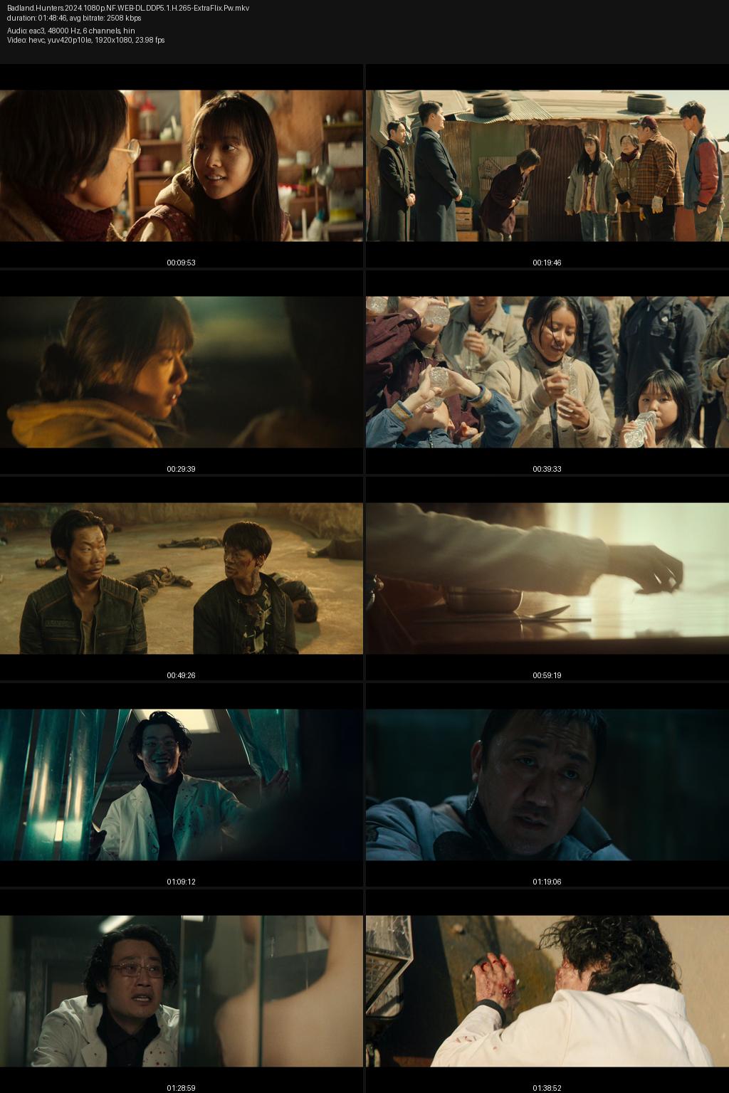 Badland Hunters aka Hwangya (2024) 1080p | 720p | 480p Netflix WEB-DL [Hindi-Korean] ESubs Screenshots