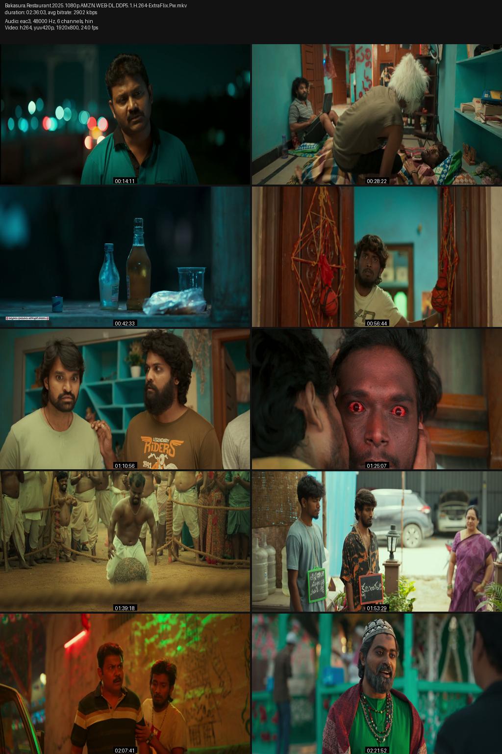 Bakasura Restaurant (2025) [Hindi-Telugu] 1080p 720p 480p Amazon WEB-DL ESub Screenshots