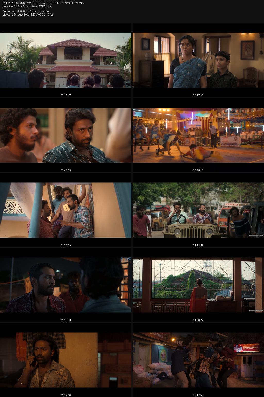 Balti (2026) [Hindi-Malayalam] 1080p 720p 360p SonyLIV WEB-DL ESubs Screenshots
