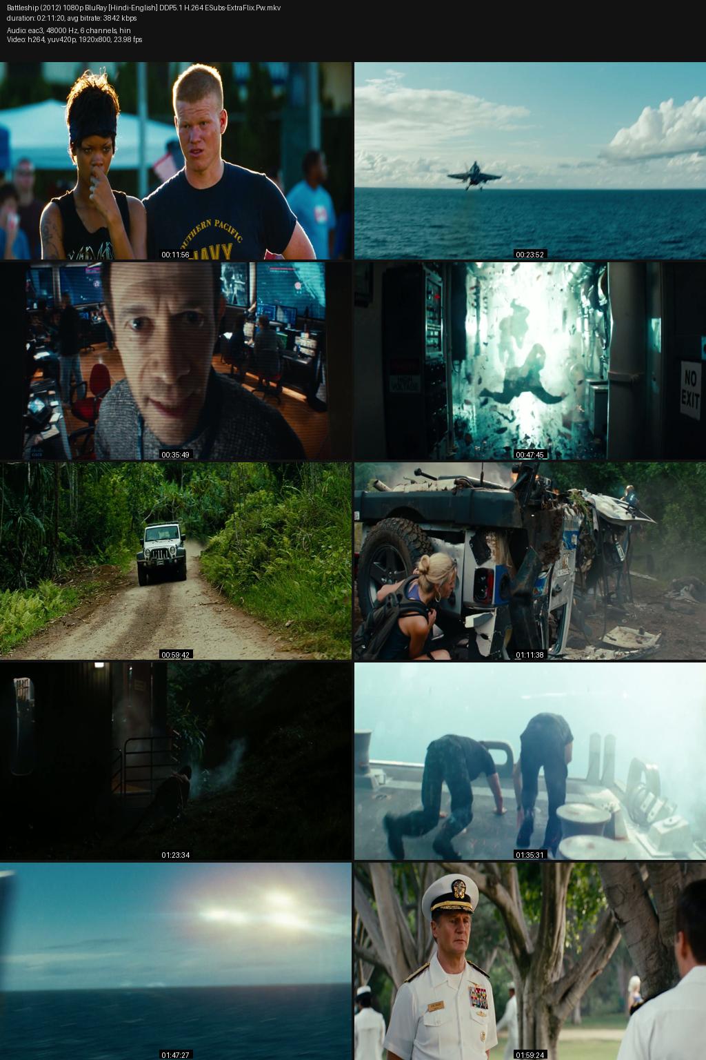 Battleship (2012) [Hindi-English] 1080p 720p 480p BluRay ESubs Screenshots