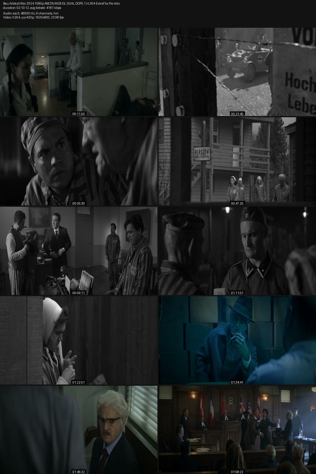 Bau, Artist at War (2025) [Hindi-English] 1080p 720p 480p Amazon WEB-DL ESub Screenshots