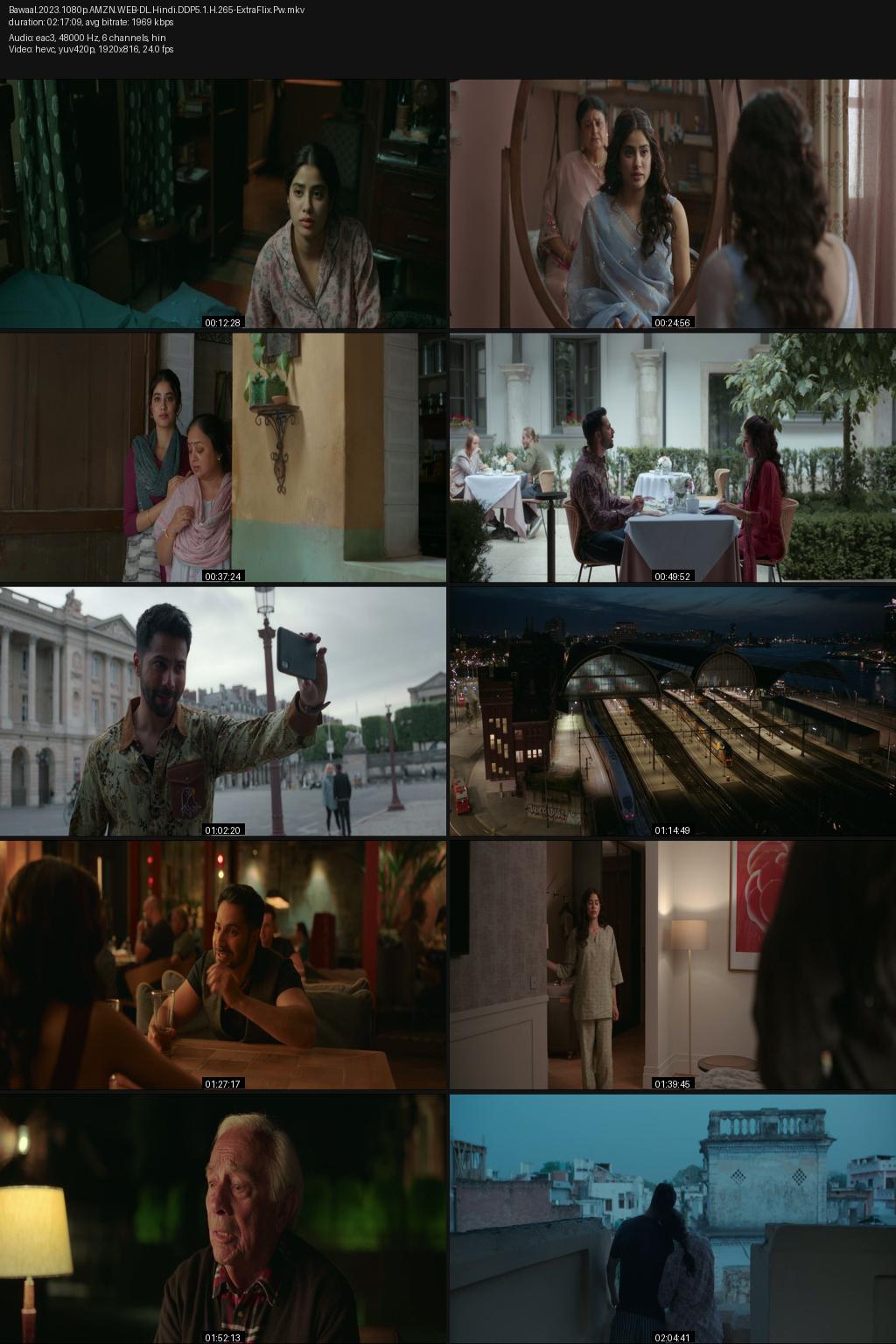 Bawaal (2023) [Hindi] 1080p 720p 480p Amazon WEB-DL ESub Screenshots