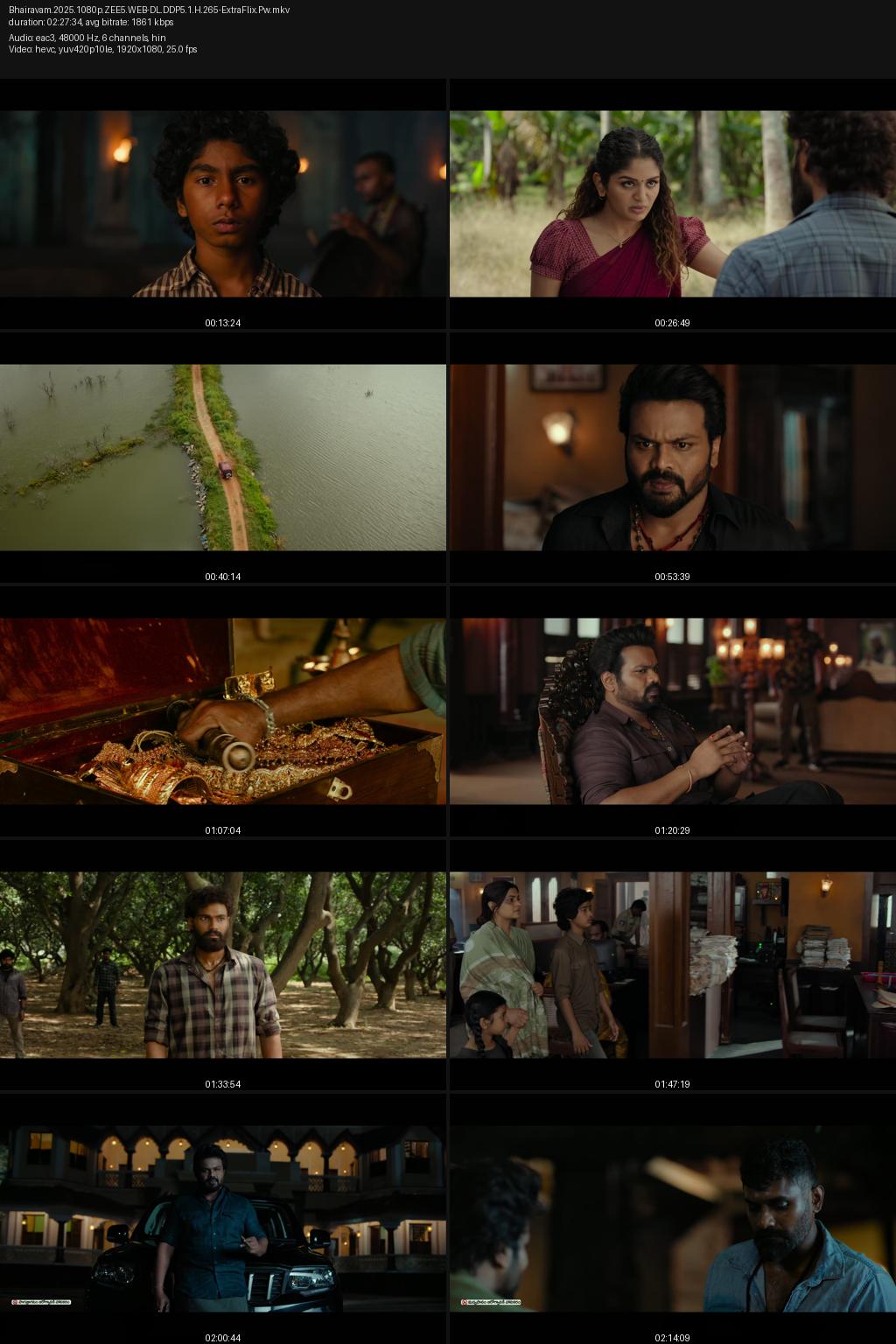 Bhairavam (2025) [Hindi-Telugu] 4K 2160p 1080p 720p 480p ZEE5 WEB-DL ESub Screenshots