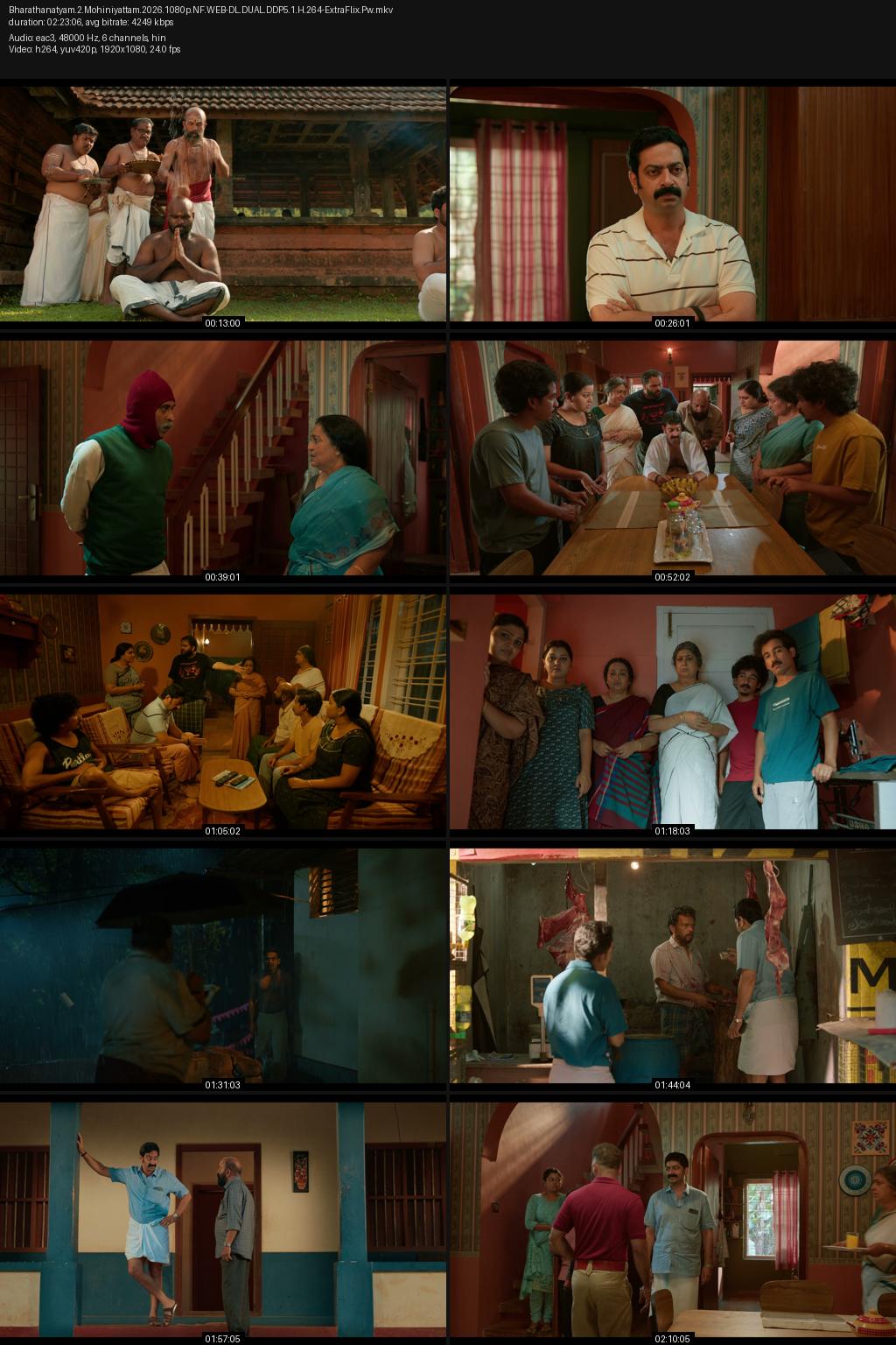 Bharathanatyam 2 Mohiniyattam (2026) [Hindi-Malayalam] 4K 2160p 1080p 720p 480p Netflix WEB-DL ESub Screenshots
