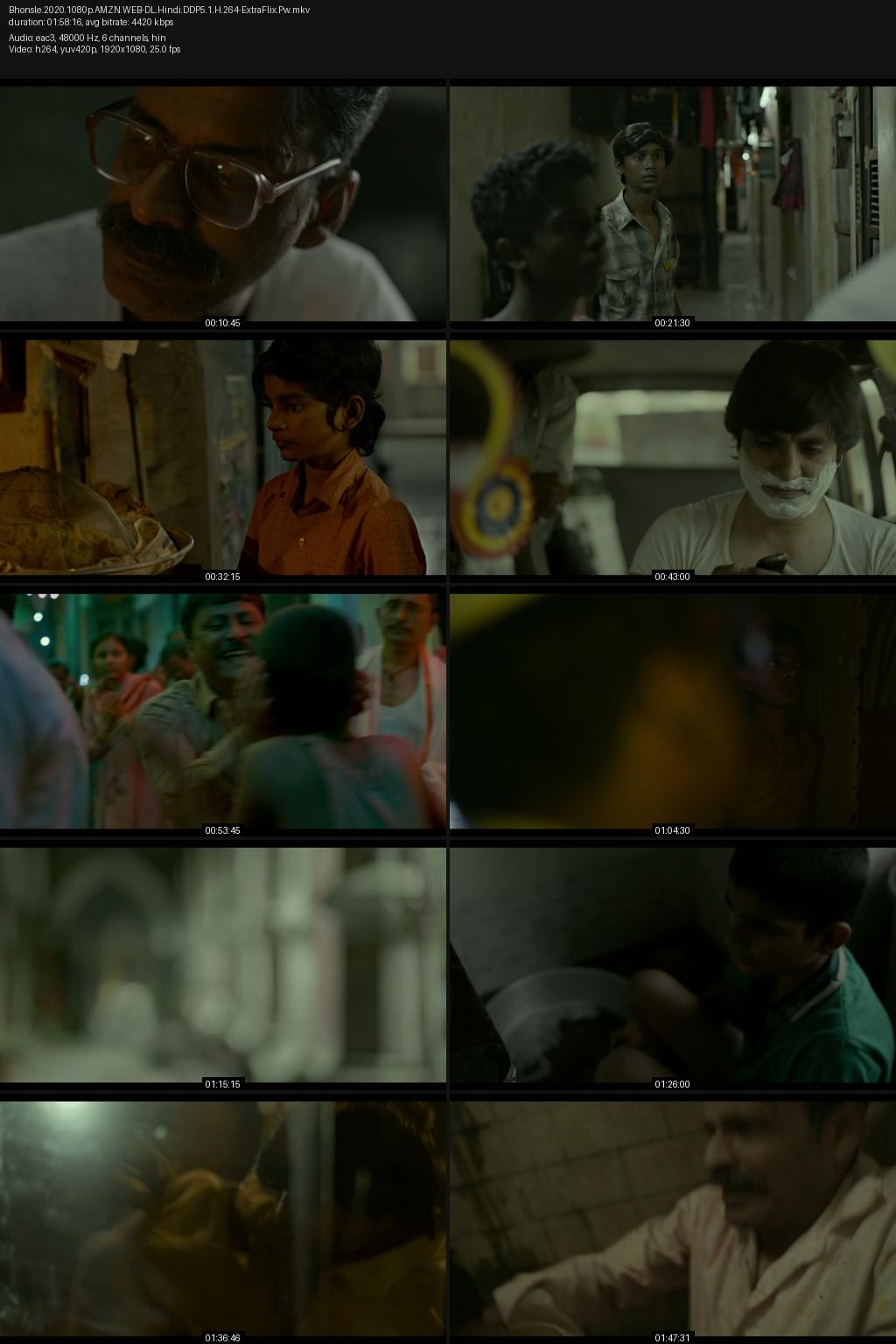Bhonsle (2018) [Hindi] 1080p 720p 480p Amazon WEB-DL ESub Screenshots