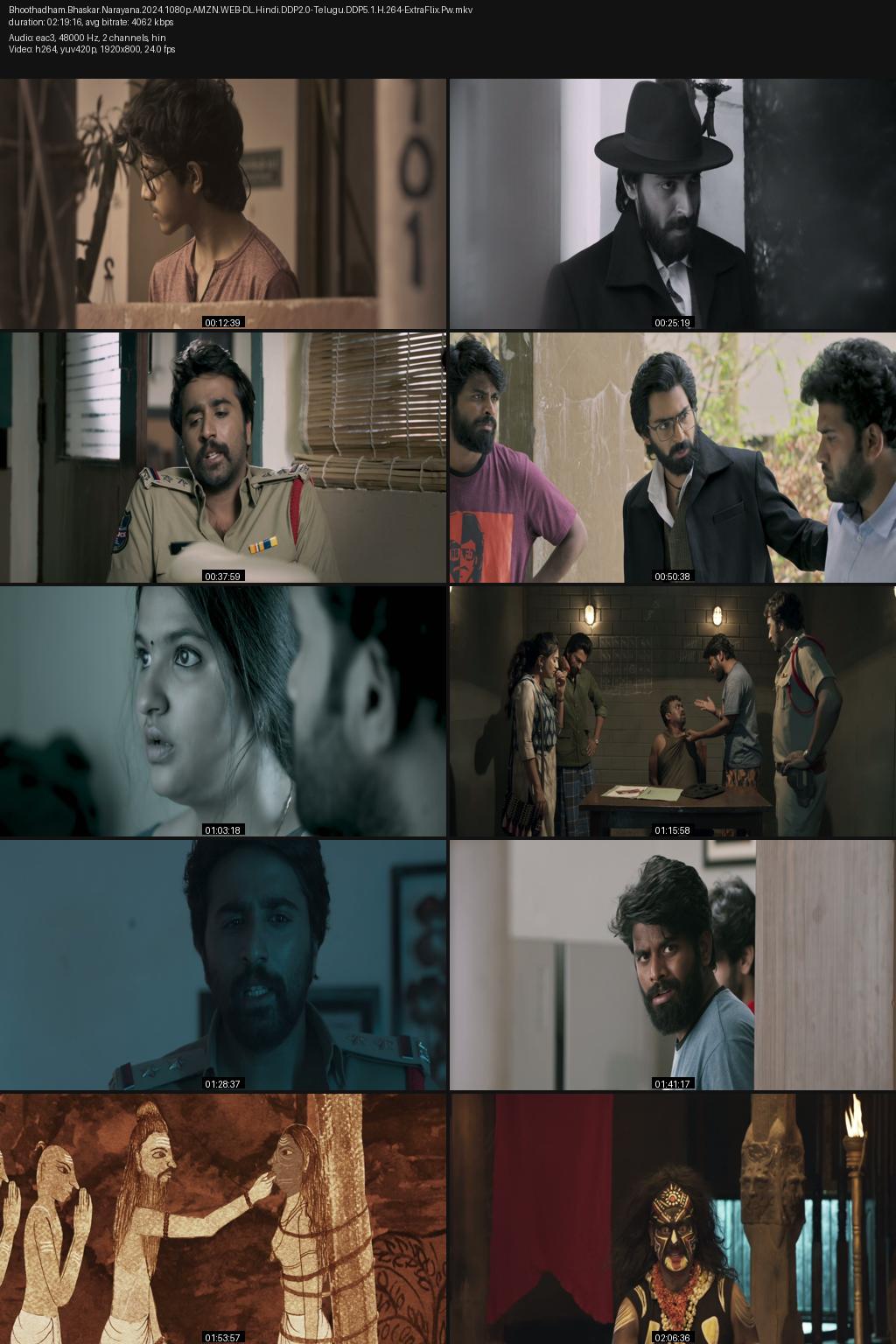 Bhoothaddam Bhaskar Narayana (2024) [Hindi-Telugu] UNCUT 1080p 720p 480p Amazon WEB-DL ESub Screenshots