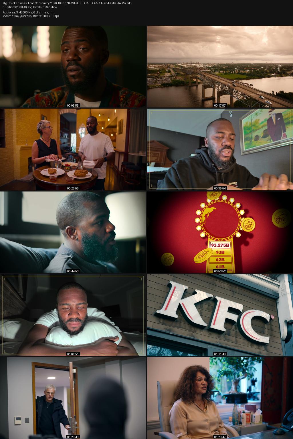 Big Chicken: A Fast Food Conspiracy (2026) [Hindi-English] 1080p 720p 480p Netflix WEB-DL ESubs Screenshots