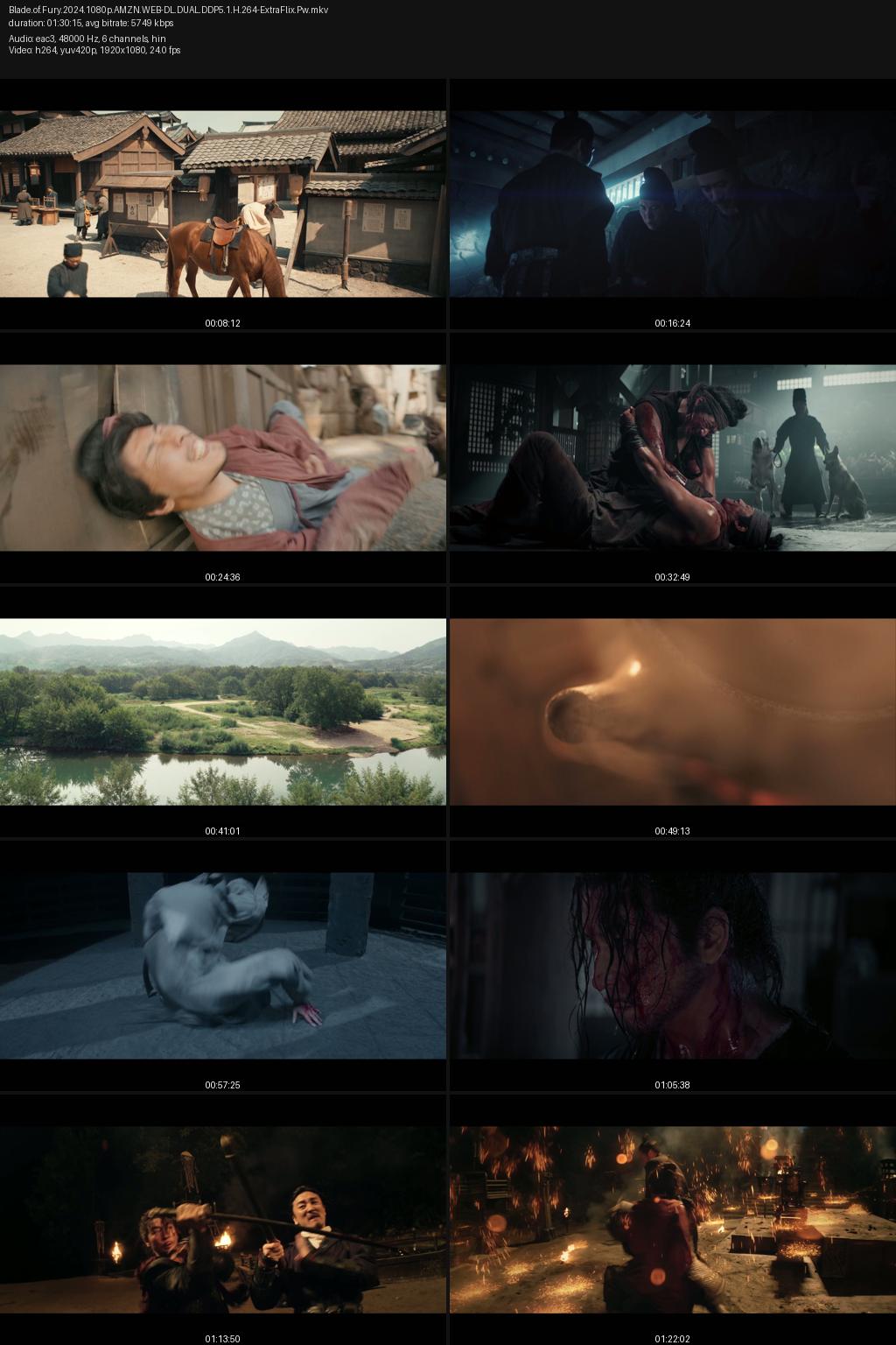 Blade of Fury aka Zhuo dao ren (2024) [Hindi-Chinese] 1080p 720p 480p Amazon WEB-DL ESub Screenshots