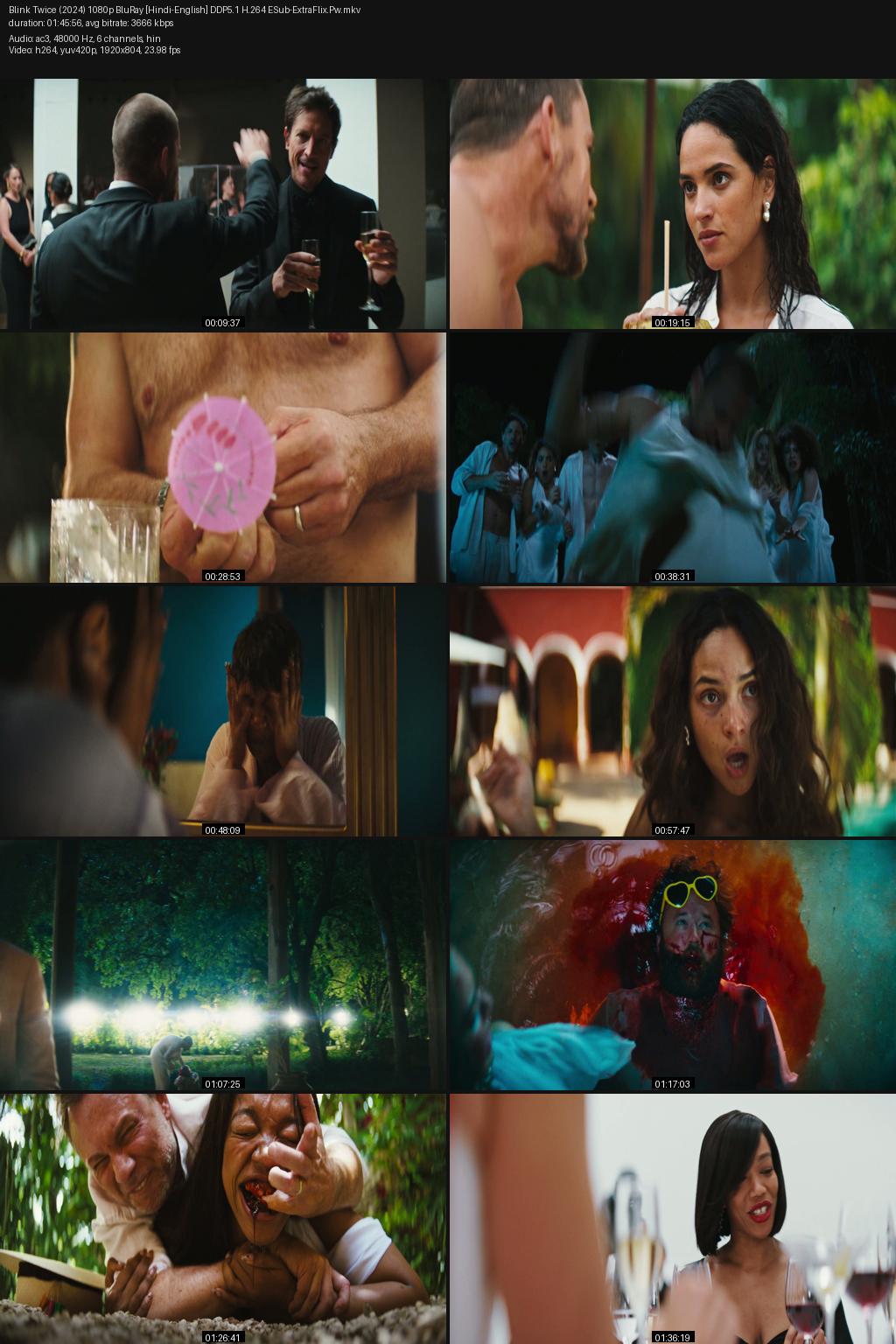 Blink Twice (2024) [Hindi-English] 1080p 720p 480p BluRay ESub Screenshots