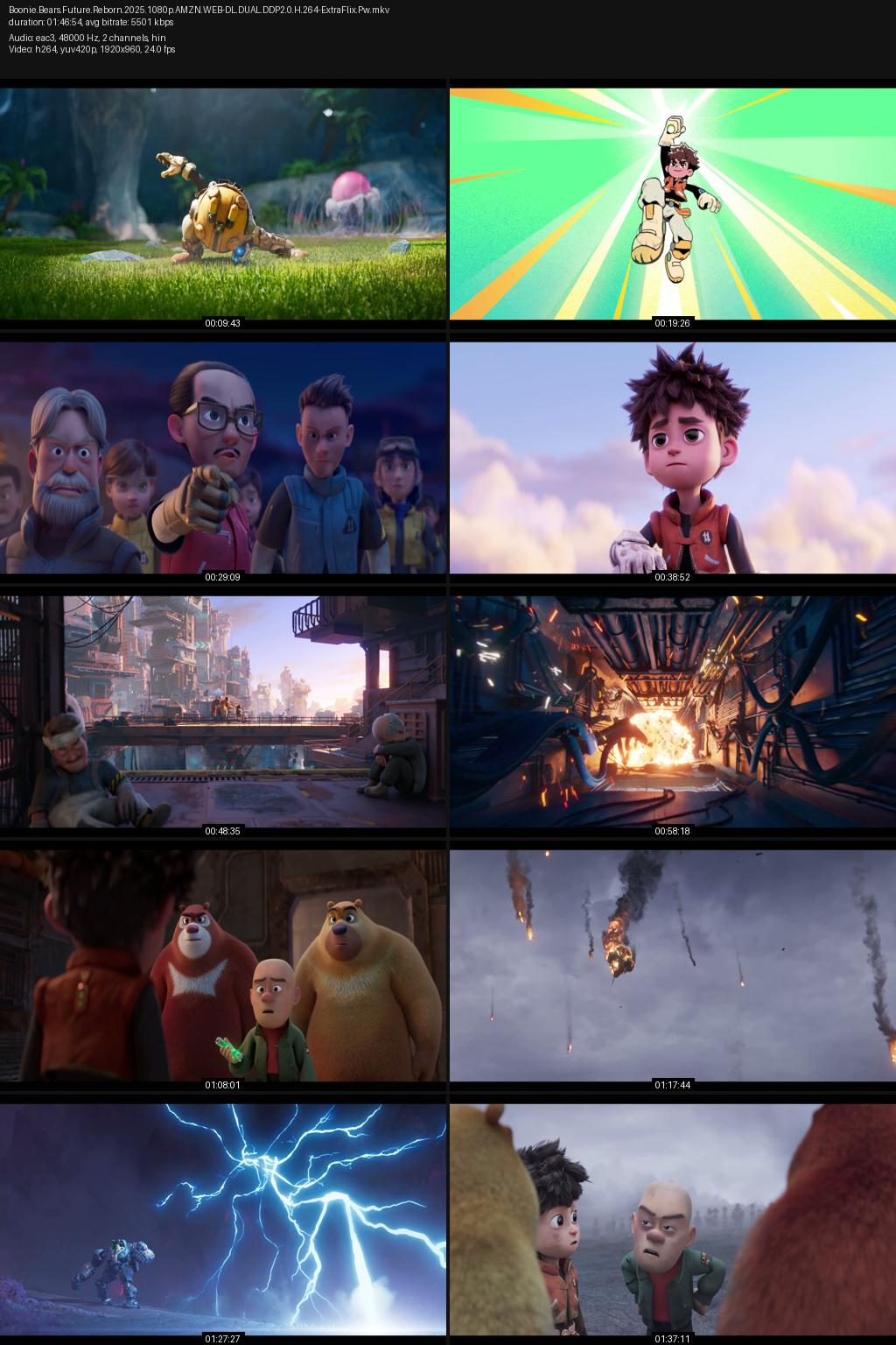 Boonie Bears: Future Reborn (2025) [Hindi-English] 1080p 720p 480p Amazon WEB-DL ESub Screenshots