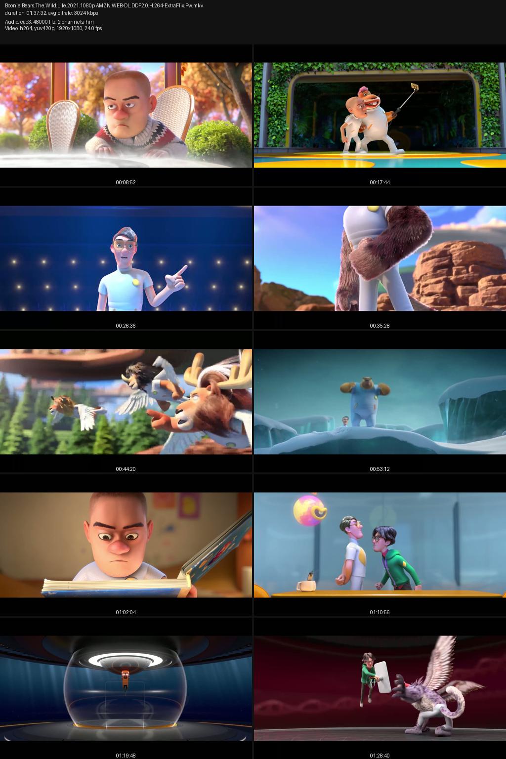 Boonie Bears: The Wild Life (2021) [Hindi-English] 1080p 720p 480p Amazon WEB-DL ESub Screenshots