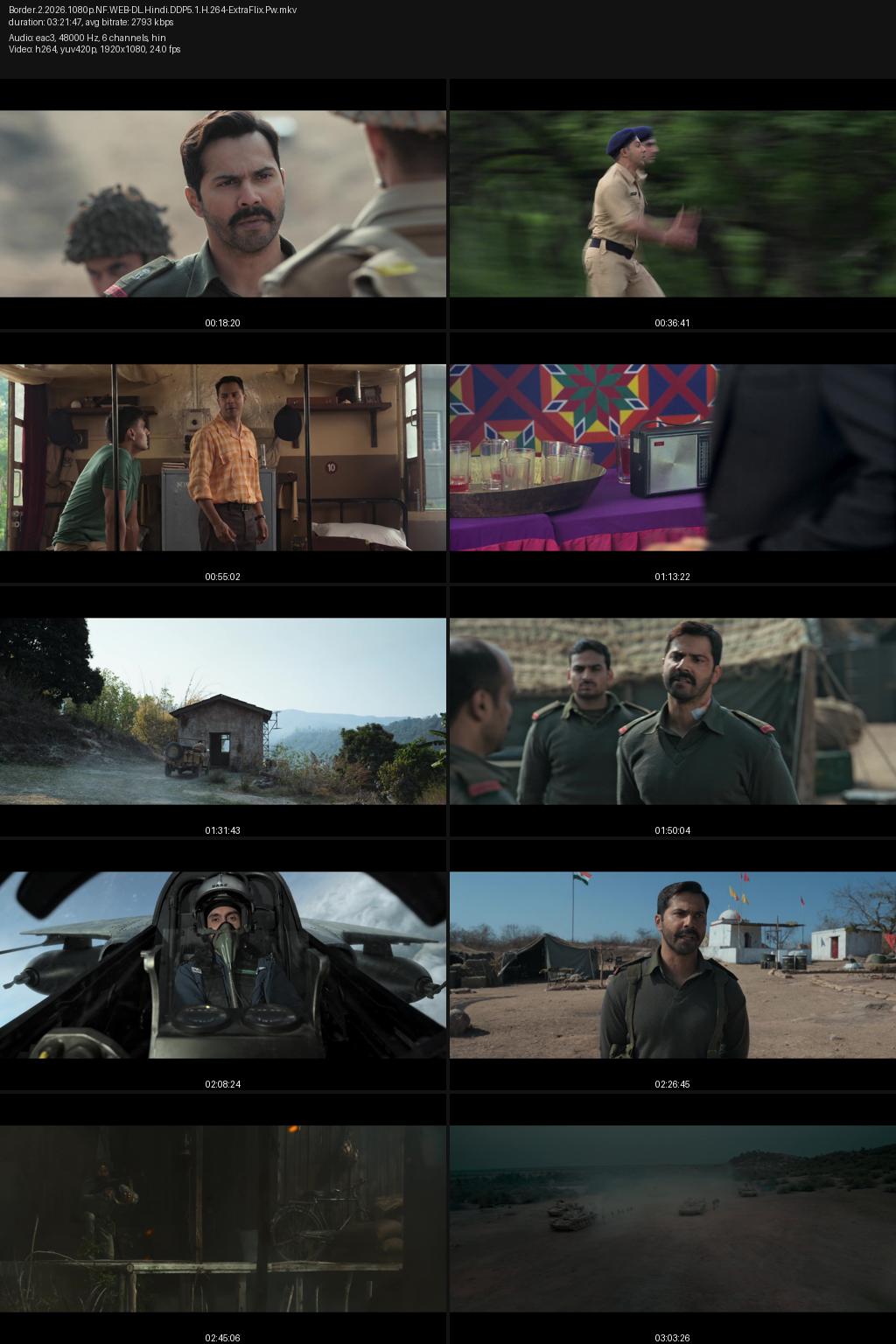 Border 2 (2026) [Hindi] 4K 2160p 1080p 720p 480p Netflix WEB-DL ESub Screenshots