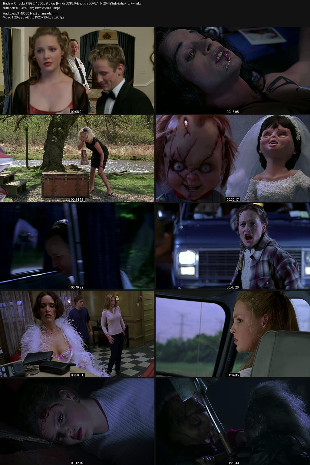Bride of Chucky (1998) [Hindi-English] 1080p 720p 480p BluRay ESubs Screenshots
