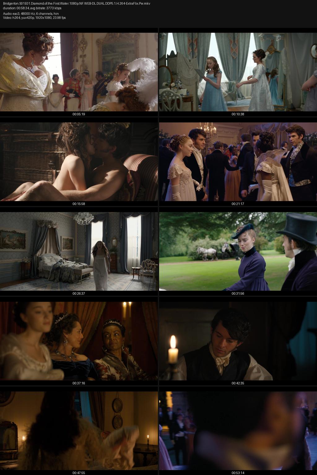 Bridgerton Season 1 (2020) [Hindi-English] 1080p 720p 480p Netflix WEB-DL ESub Screenshots