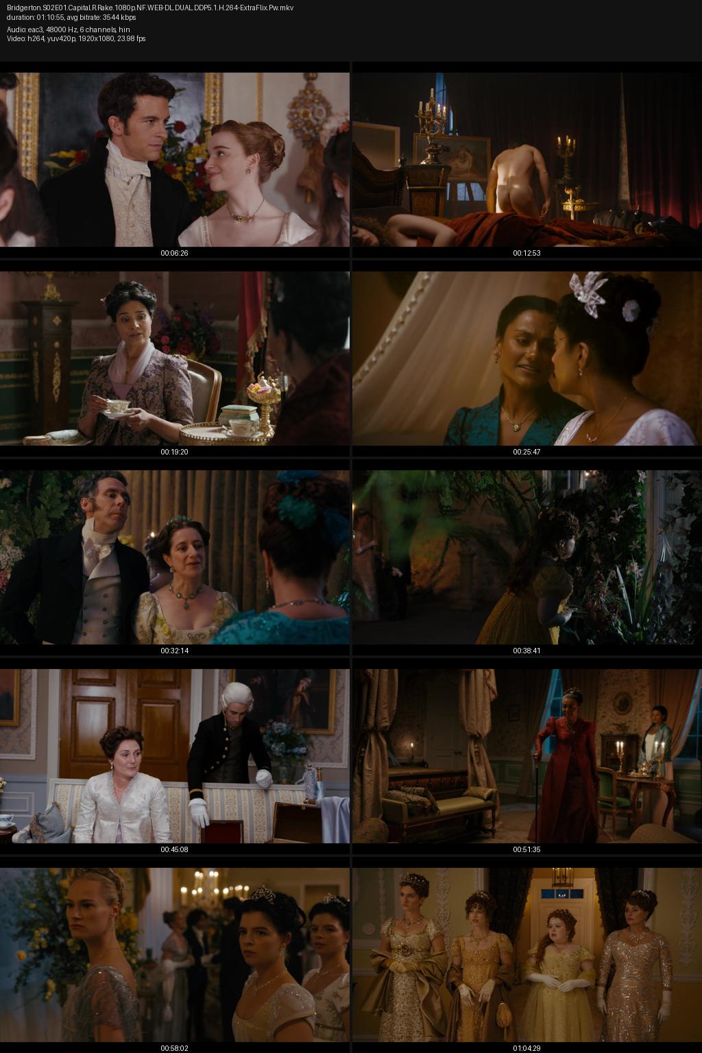 Bridgerton Season 2 (2022) [Hindi-English] 1080p 720p 480p Netflix WEB-DL ESub Screenshots