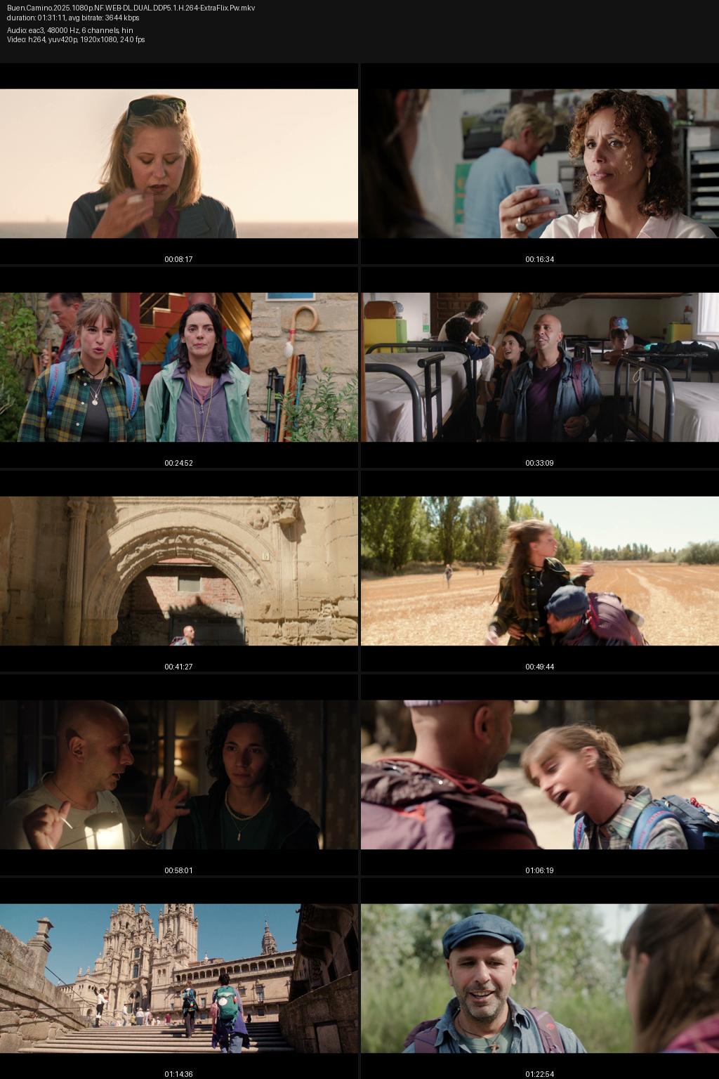 Buen Camino (2025) [Hindi-Italian] 1080p 720p 480p Netflix WEB-DL ESubs Screenshots