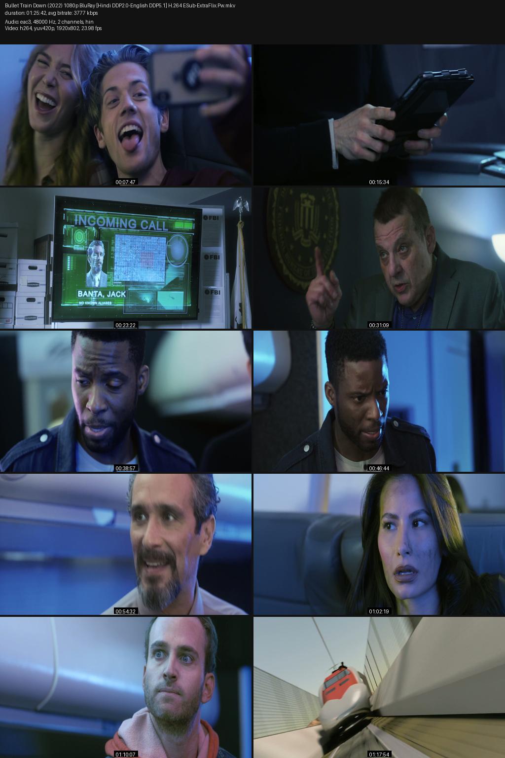 Bullet Train Down (2022) [Hindi-English] 1080p 720p 480p BluRay ESub Screenshots