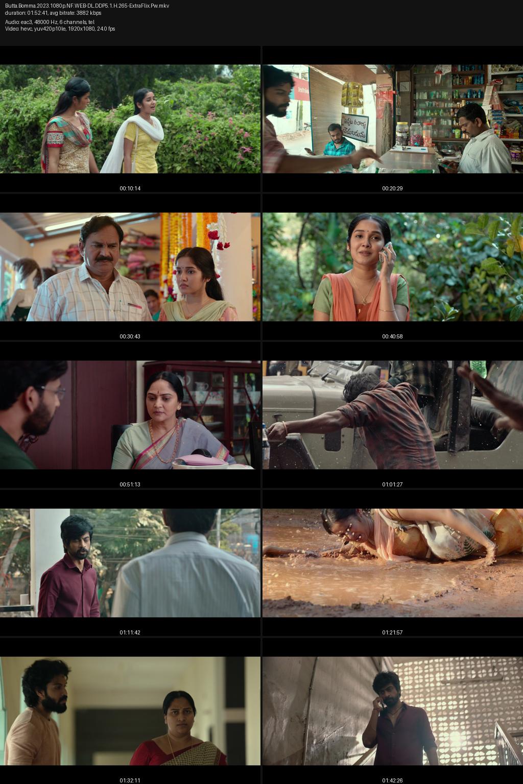 Butta Bomma (2023) [Hindi-Telugu] UNCUT 4K 2160p 1080p 720p 480p Netflix WEB-DL ESub Screenshots