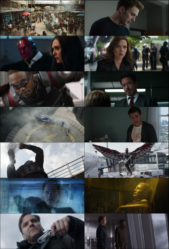 Captain America: Civil War (2016) 1080p | 720p | 480p BluRay [Hindi (हिन्दी) + English] DD5.1 ESub Screenshots