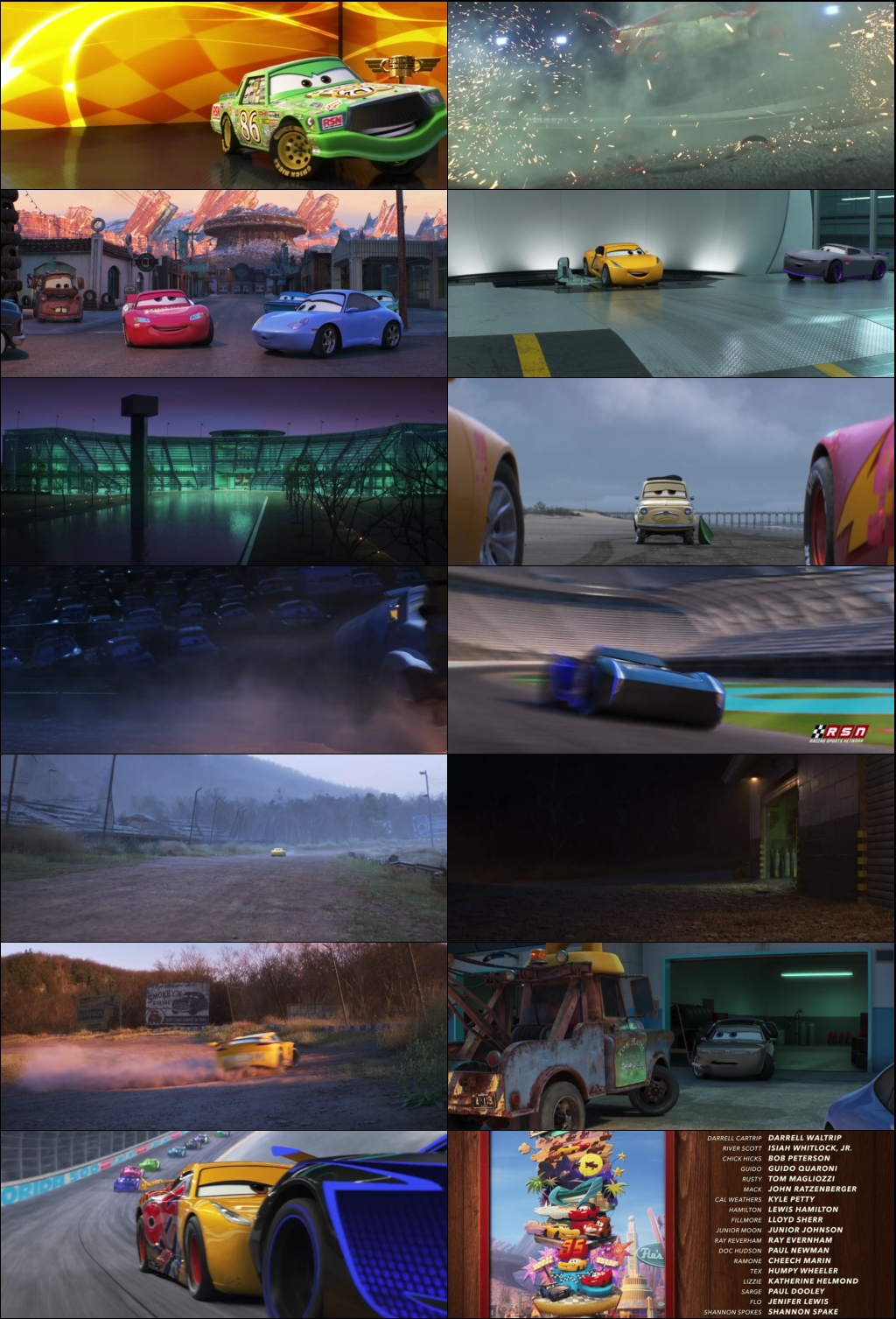 Cars 3 (2017) 1080p | 720p | 480p BluRay [Hindi (हिन्दी) + English] DD5.1 ESub Screenshots