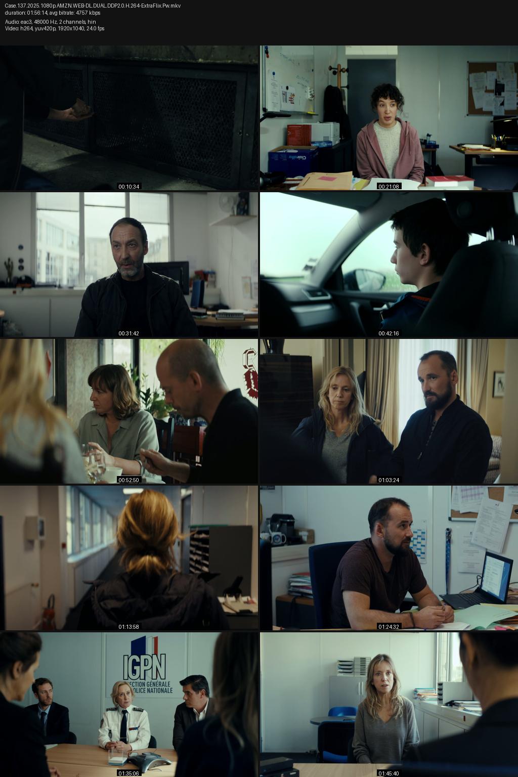 Case 137 aka Dossier 137 (2025) [Hindi-French] 1080p 720p 480p Amazon WEB-DL ESub Screenshots