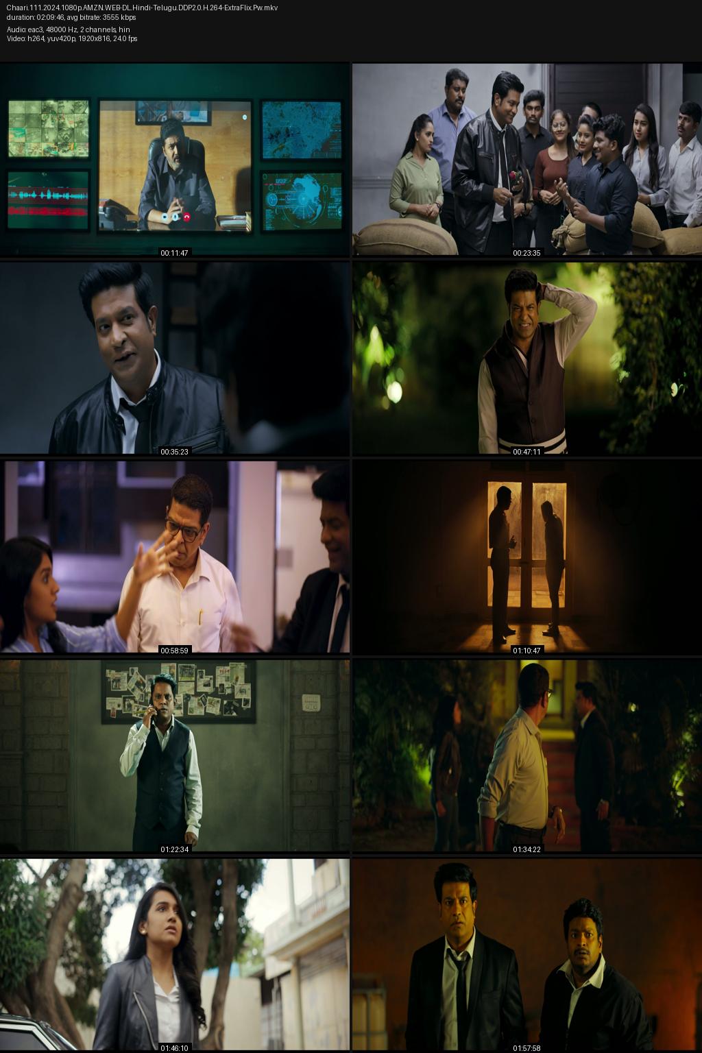 Chaari 111 (2024) [Hindi-Telugu] UNCUT 1080p 720p 480p Amazon WEB-DL ESub Screenshots