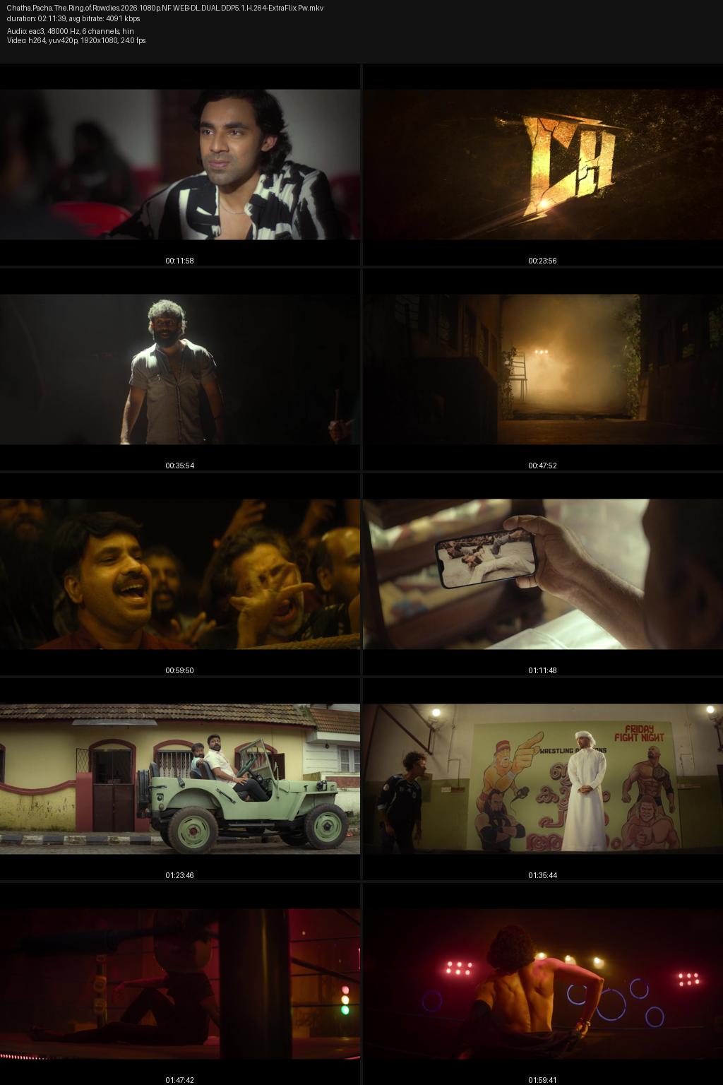 Chatha Pacha: The Ring of Rowdies (2026) [Hindi-Malayalam] 4K 2160p 080p 720p 480p Netflix WEB-DL ESub Screenshots