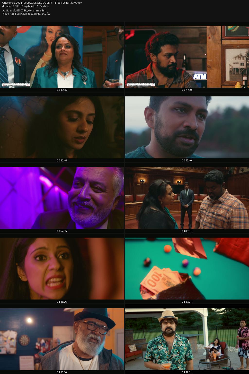 Checkmate (2024) [Hindi-Malayalam] 4K 2160p 1080p 720p 480p ZEE5 WEB-DL ESub Screenshots