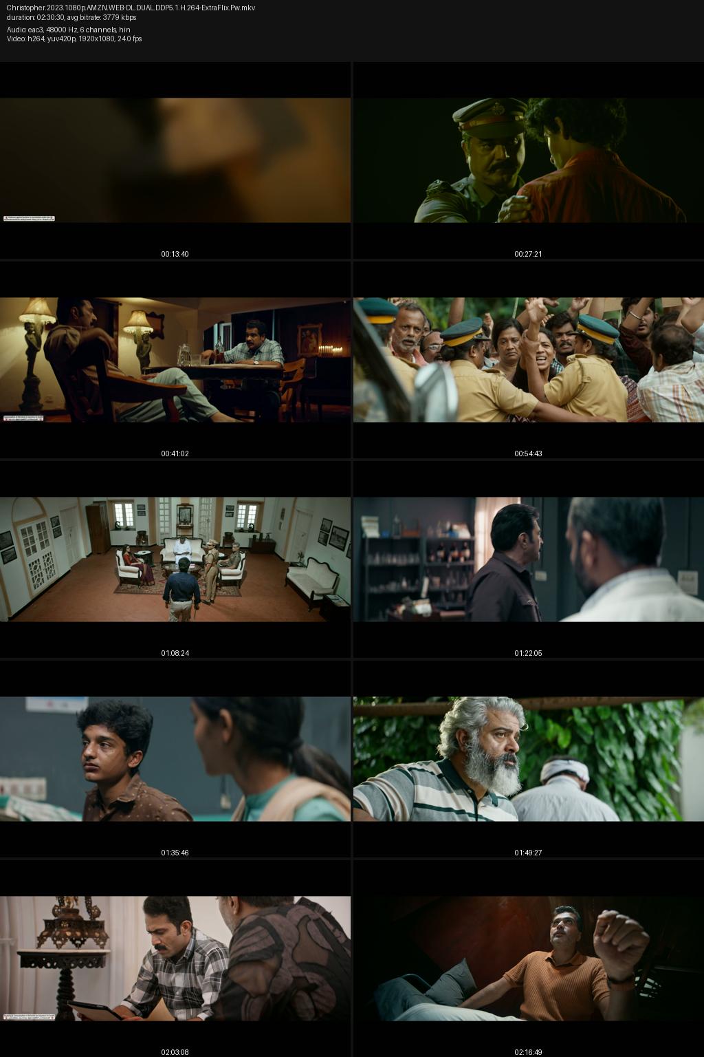 Christopher (2023) [Hindi-Malayalam] 4K 2160p 1080p 720p 480p Amazon WEB-DL ESub Screenshots