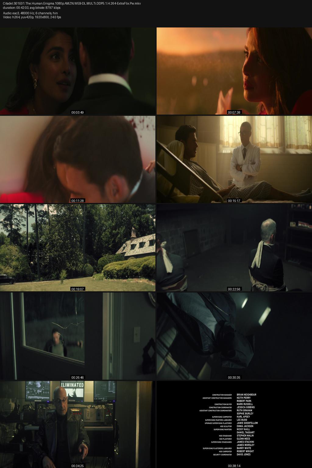 Citadel Season 1 (2023) [Hindi-English] 1080p 720p 480p Amazon WEB-DL ESubs Screenshots