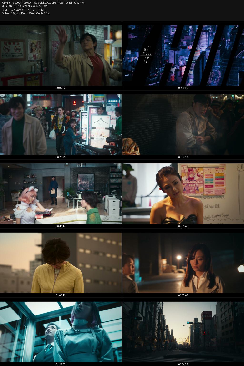City Hunter aka Shiti Hanta (2024) [Hindi-Japanese] 1080p 720p 480p Netflix WEB-DL ESubs Screenshots