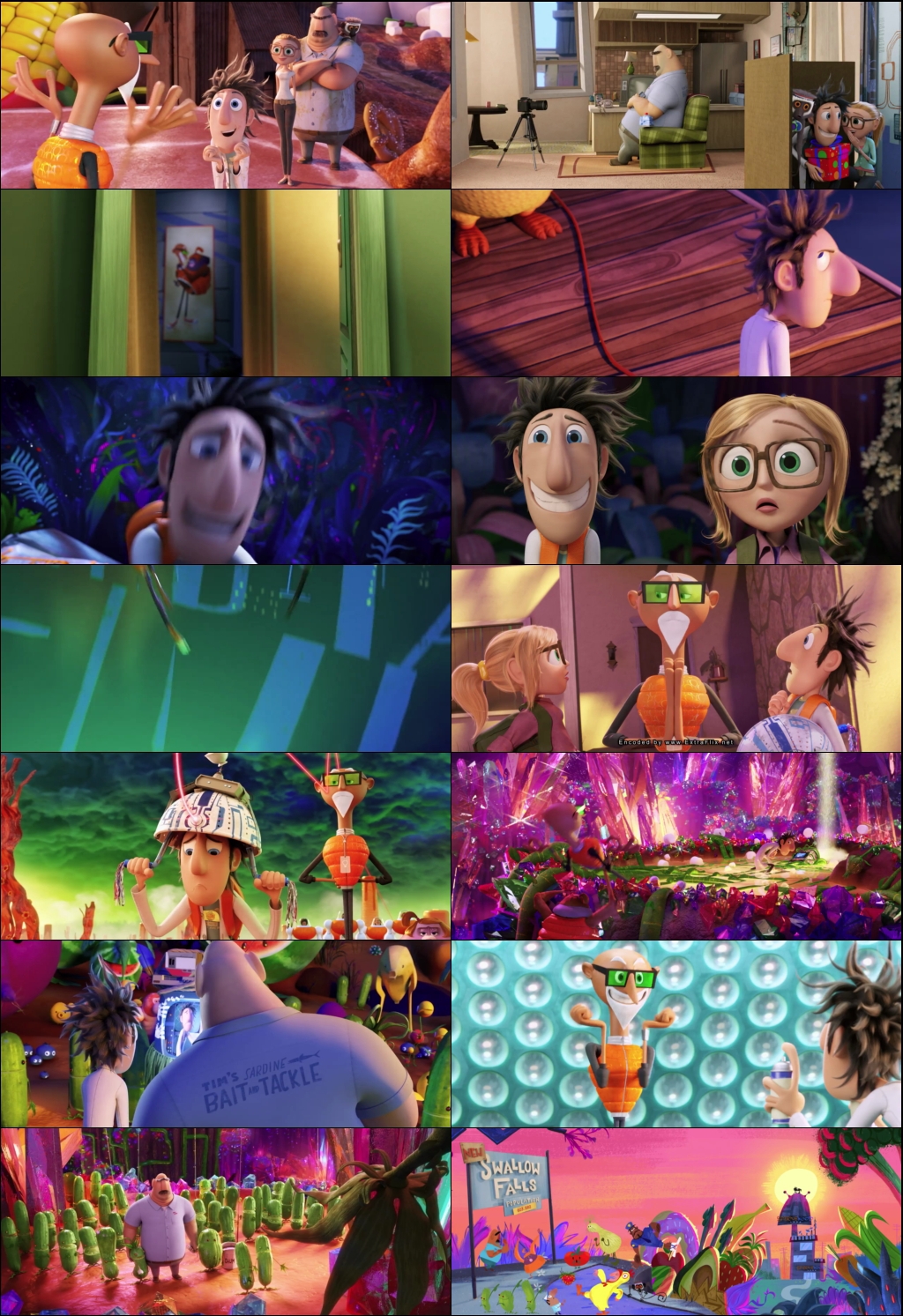 Cloudy with a Chance of Meatballs 2 (2013) 1080p | 720p | 480p BluRay [Hindi (हिन्दी) + English] DD5.1 ESub Screenshots