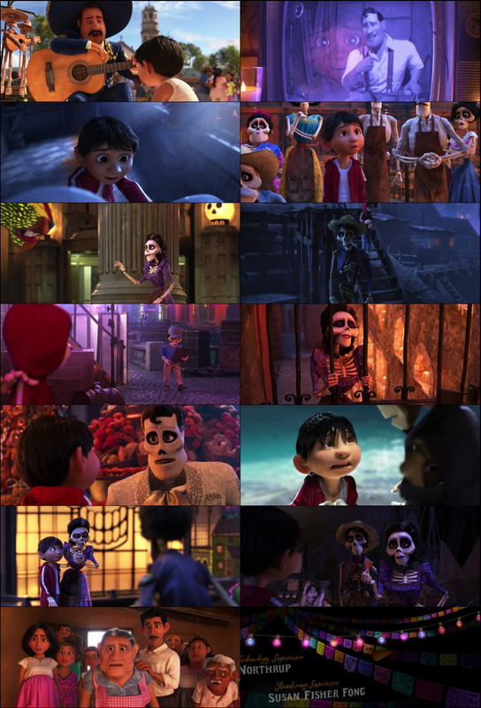 Coco (2017) 1080p | 720p | 480p BluRay [Hindi (हिन्दी) + English] DD5.1 ESub Screenshots