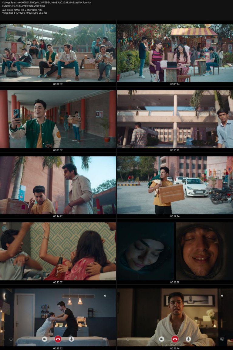 College Romance Season 3 (2022) [Hindi] 1080p 720p 360p SonyLIV WEB-DL ESub Screenshots