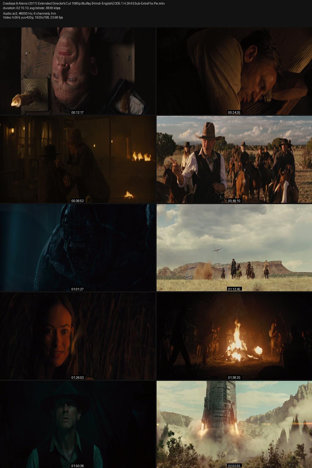 Cowboys & Aliens (2011) [Hindi-English] 1080p 720p 480p BluRay ESub Screenshots