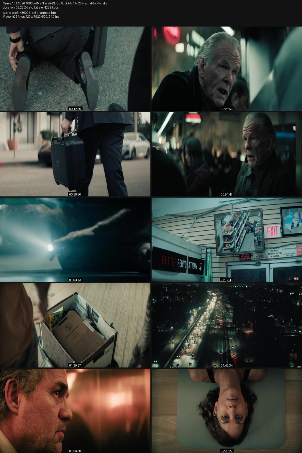 Crime 101 (2026) [Hindi-English] 4K 2160p 1080p 720p 480p Amazon WEB-DL ESubs Screenshots