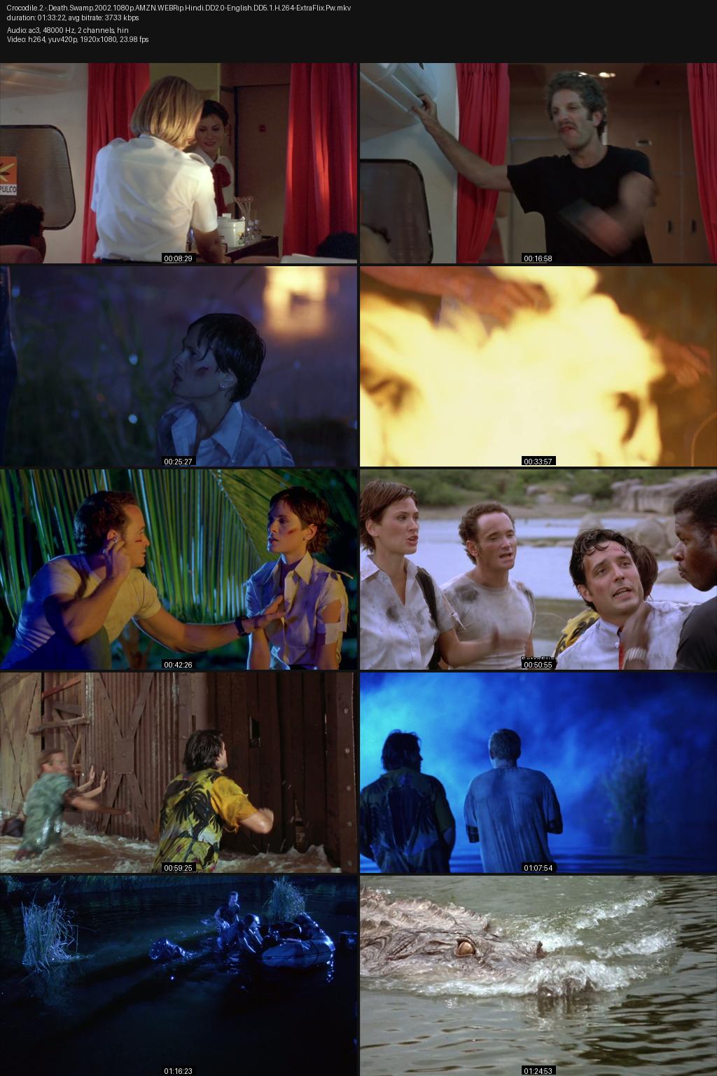 Crocodile 2: Death Swamp (2002) [Hindi-English] 1080p 720p 480p Amazon WEBRip ESub Screenshots
