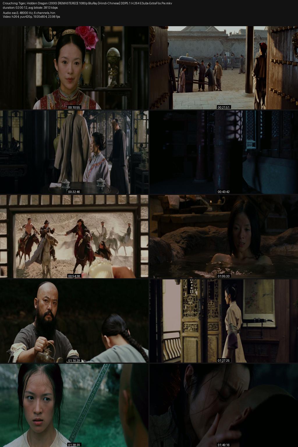 Crouching Tiger, Hidden Dragon aka Wo hu cang long (2000) Remastered [Hindi-Chinese] 10800p 720p 480p BluRay ESubs Screenshots