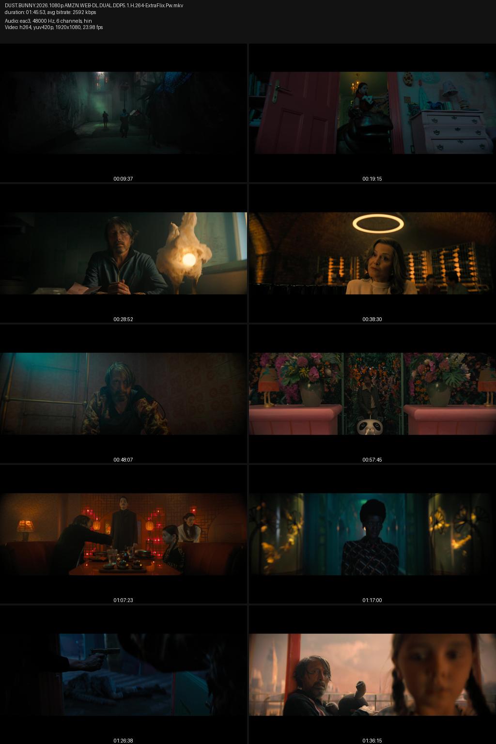 Dust Bunny (2025) [Hindi-English] 4K 2160p 1080p 720p 480p Amazon WEB-DL ESub Screenshots