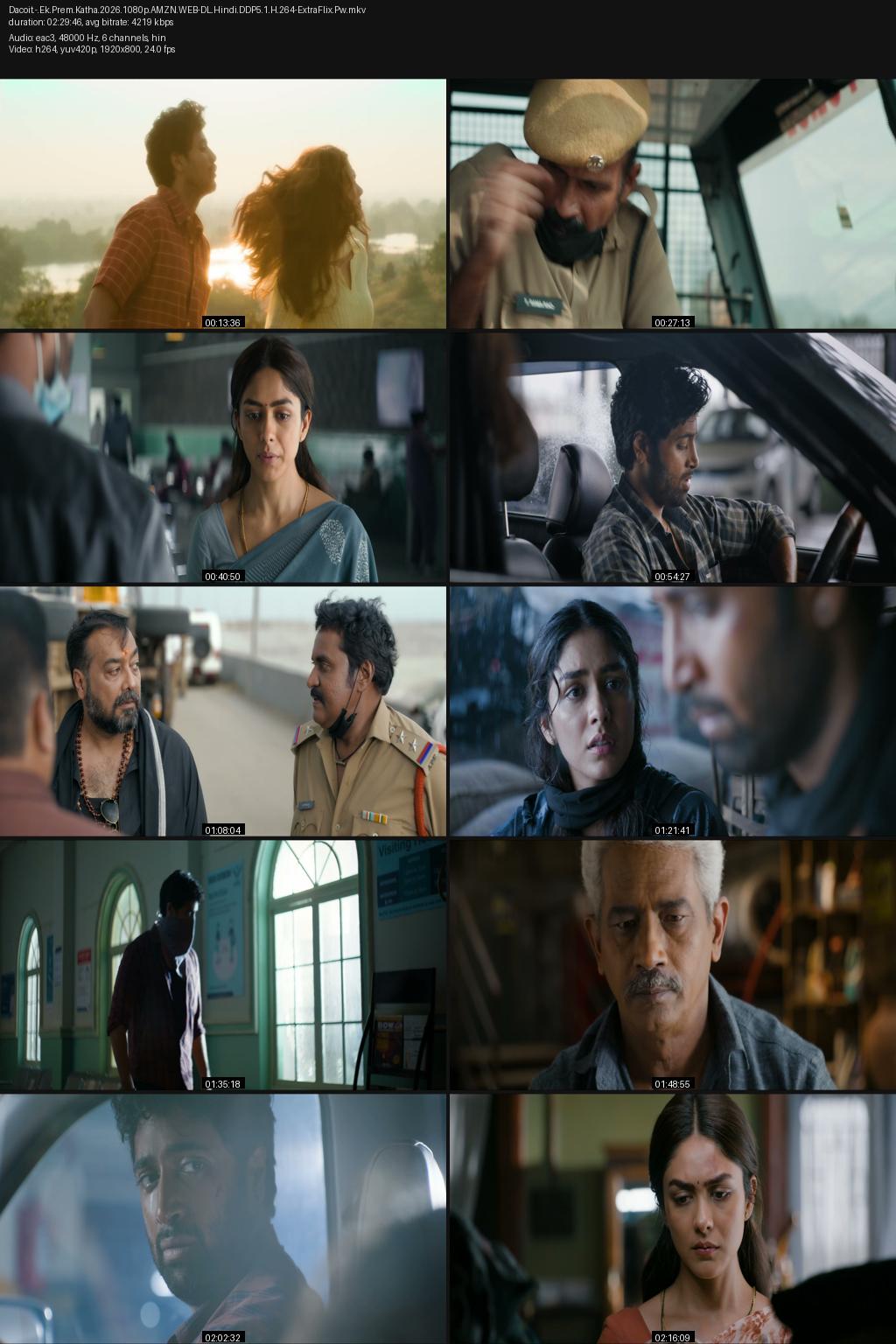Dacoit: A Love Story (2026) [Hindi] 4K 2160p 1080p 720p 480p Amazon WEB-DL ESubs Screenshots