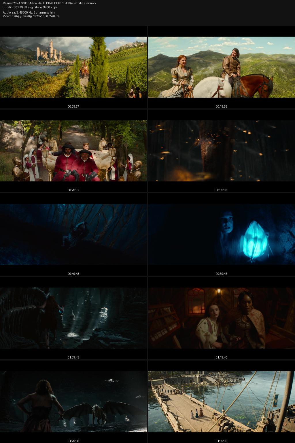Damsel (2024) [Hindi-English] 4K 2160p 1080p 720p 480p Netflix WEB-DL ESubs Screenshots