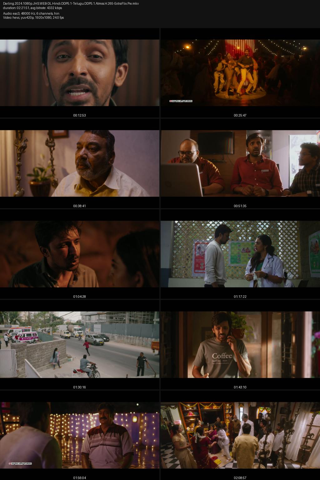 Darling (2024) [Hindi-Telugu] UNCUT 4K 2160p 1080p 720p 480p JioHotstar WEB-DL ESubs Screenshots