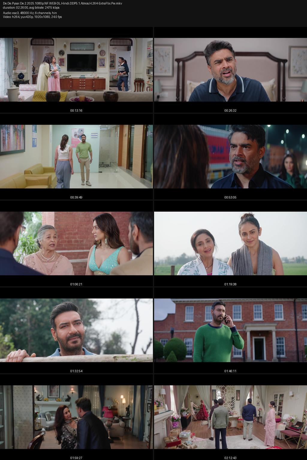De De Pyaar De 2 (2025) [Hindi] 4K 2160p 1080p 720p 480p Netflix WEB-DL ESub Screenshots