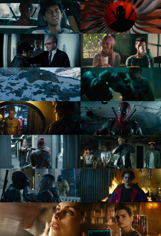 Deadpool 2 (2018) 1080p | 720p | 480p BluRay [Hindi (हिन्दी) + English] DD5.1 ESub Screenshots
