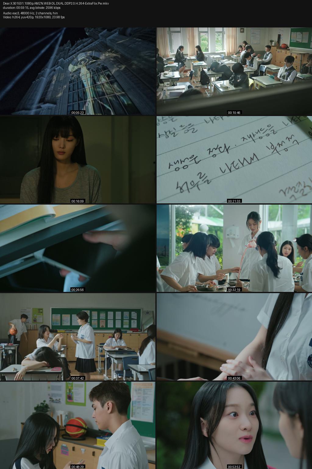 Dear X Season 1 (2025) [Hindi-Korean] 1080p 720p 480p Amazon WEB-DL ESub Screenshots