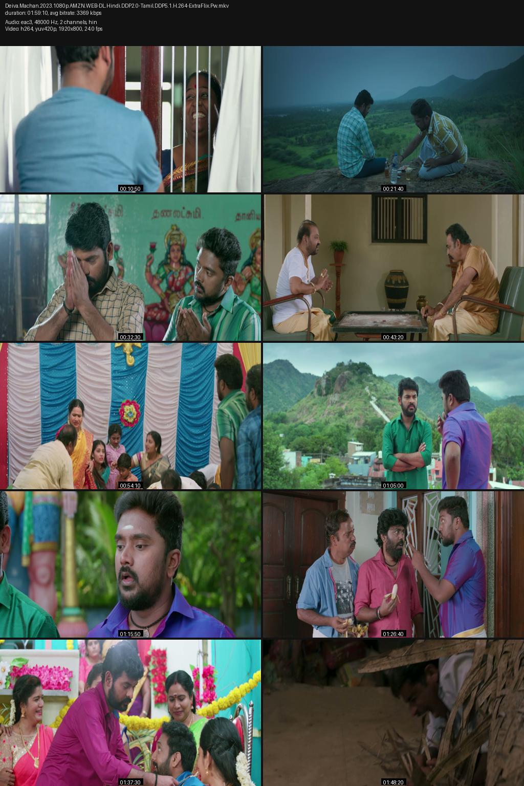 Deiva Machan (2023) [Hindi-Tamil] UNCUT 1080p 720p 480p Amazon WEB-DL ESub Screenshots