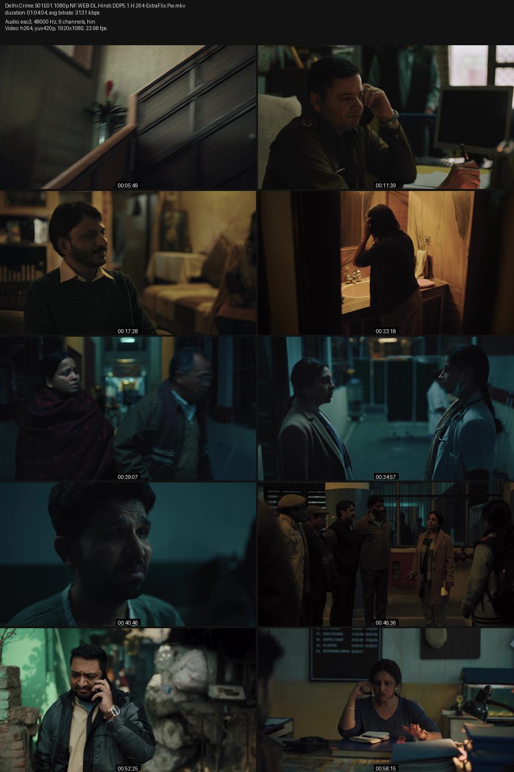 Delhi Crime Season 1 (2019) [Hindi] 1080p 720p 480p Netflix WEB-DL ESub Screenshots
