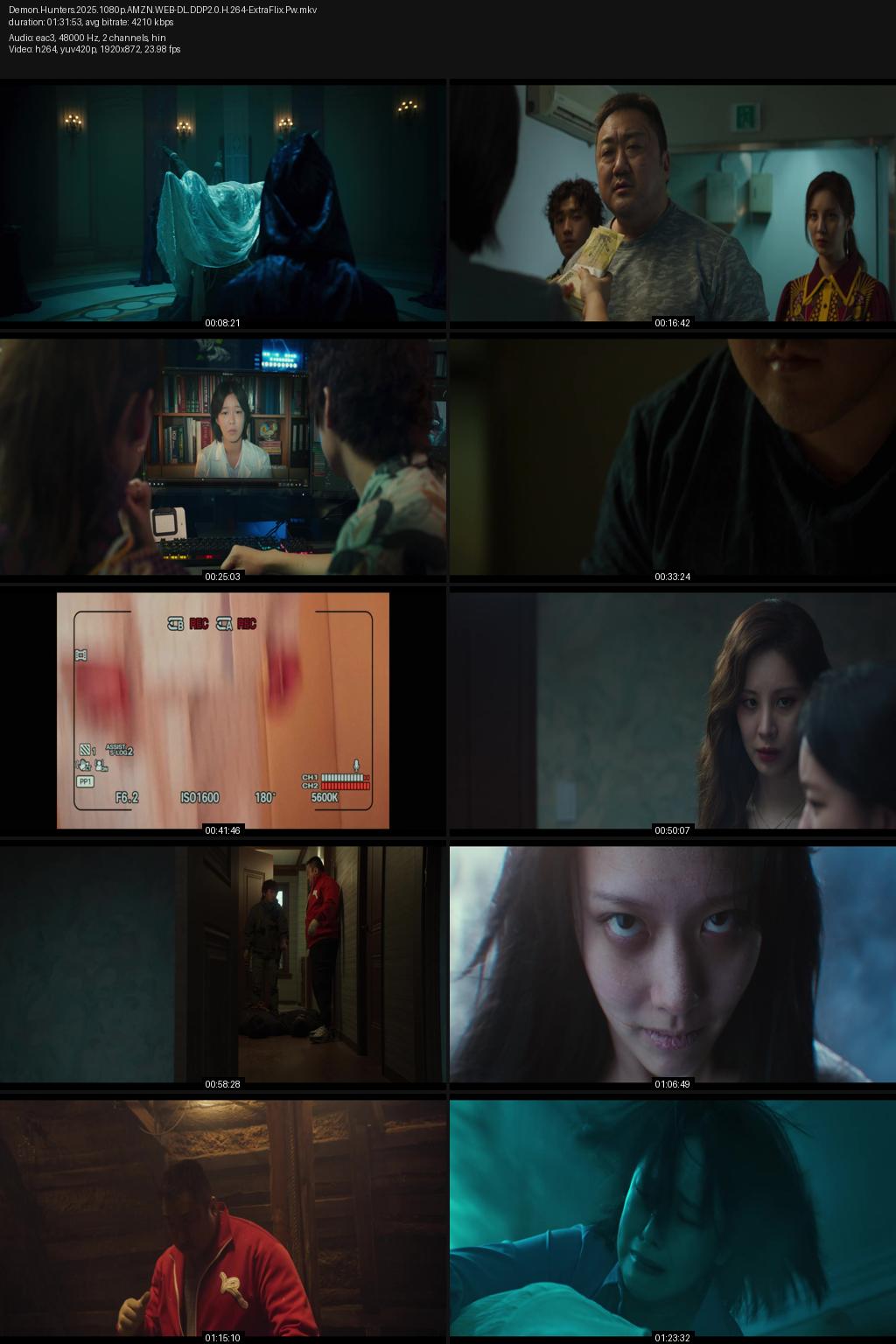 Holy Night: Demon Hunters (2025) [Hindi-Korean] 1080p 720p 480p Amazon WEB-DL ESub Screenshots