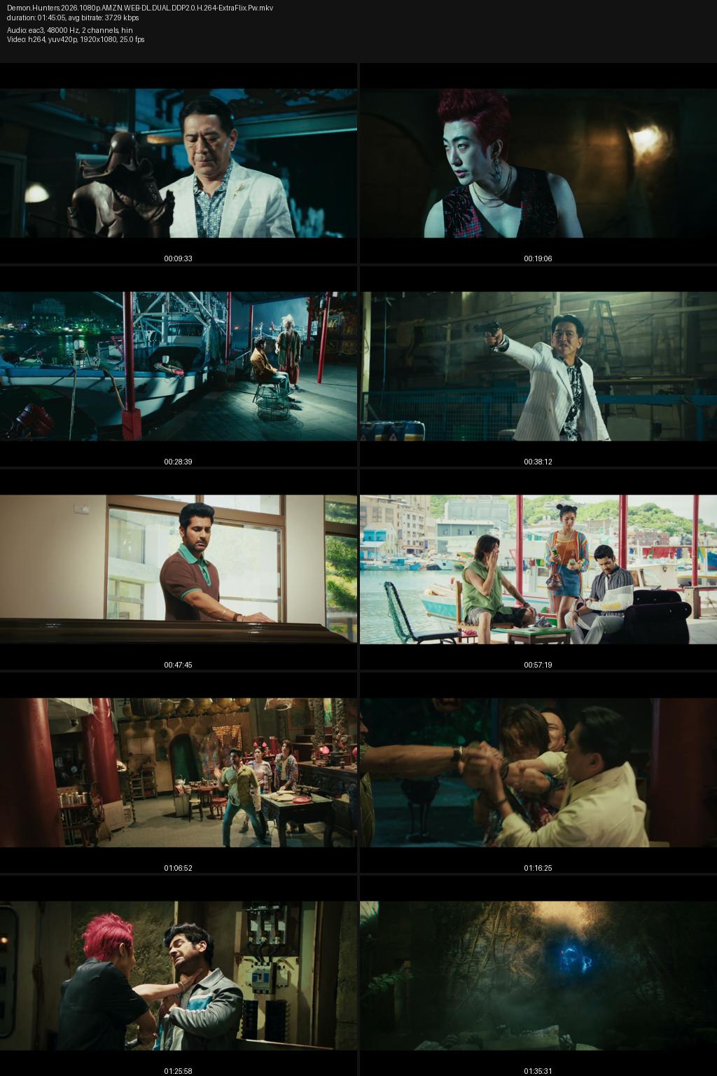 Demon Hunters (2025) [Hindi-Chinese] 1080p 720p 480p Amazon WEB-DL ESub Screenshots